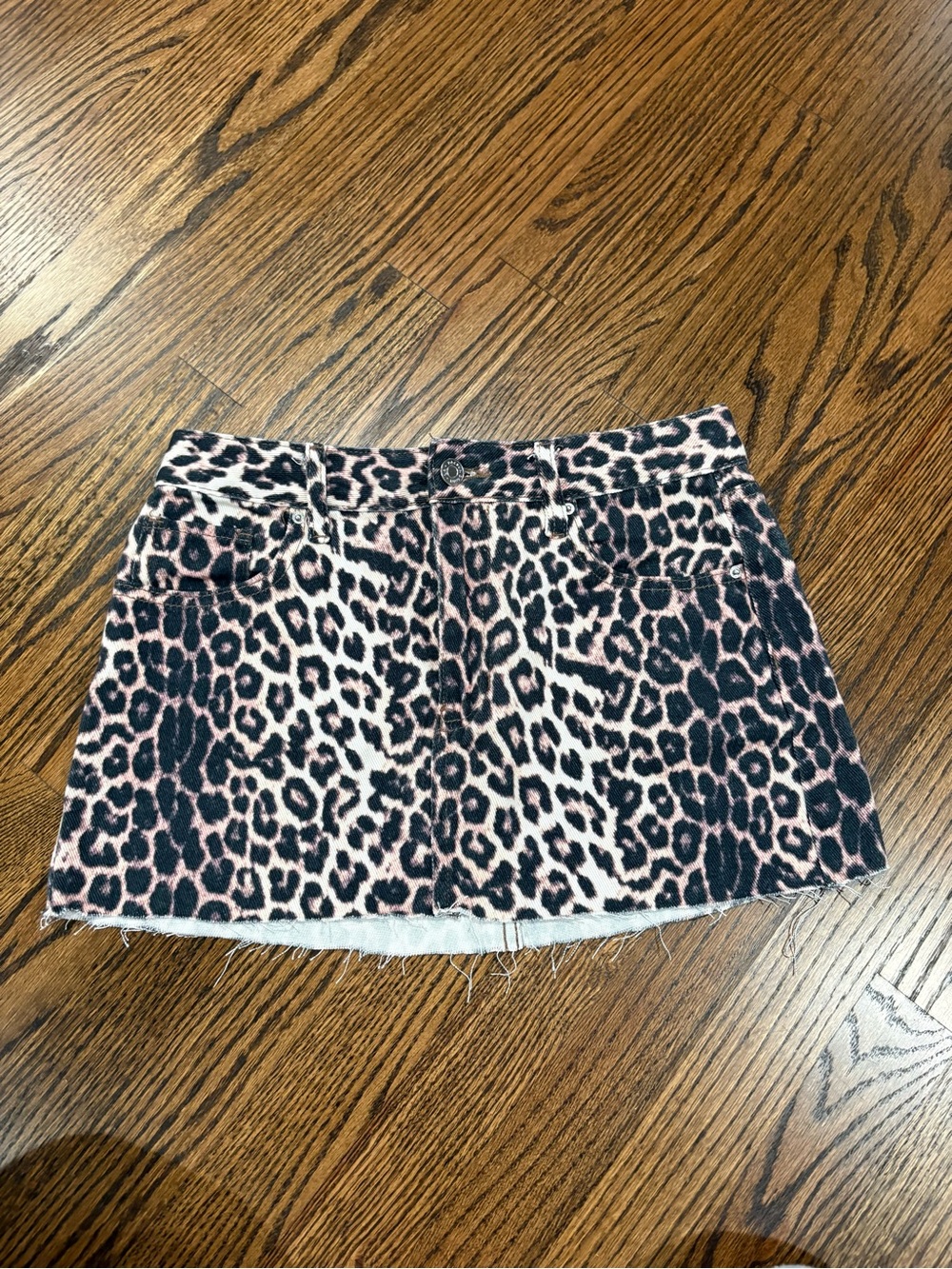 Leopard Mini Skirt